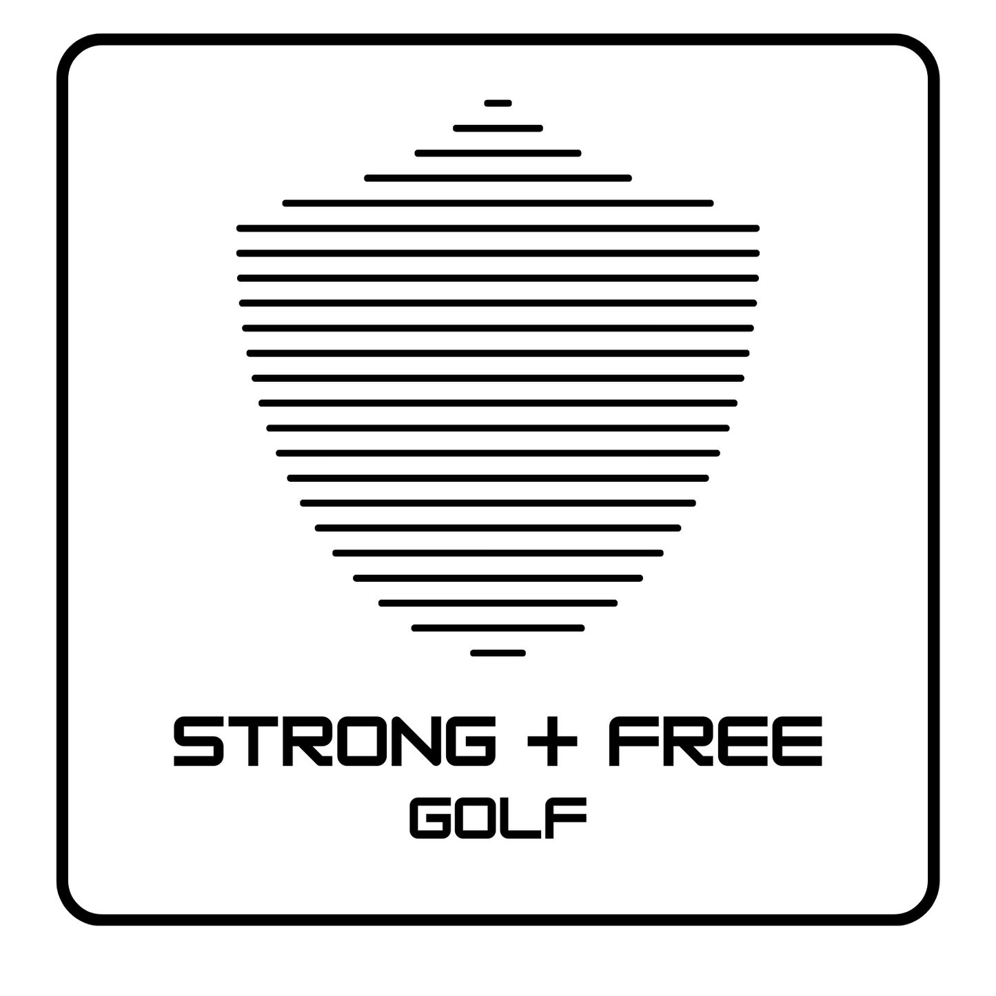 Men's golf tee, various colors. S+F signature shield logo design, reverse white icon.