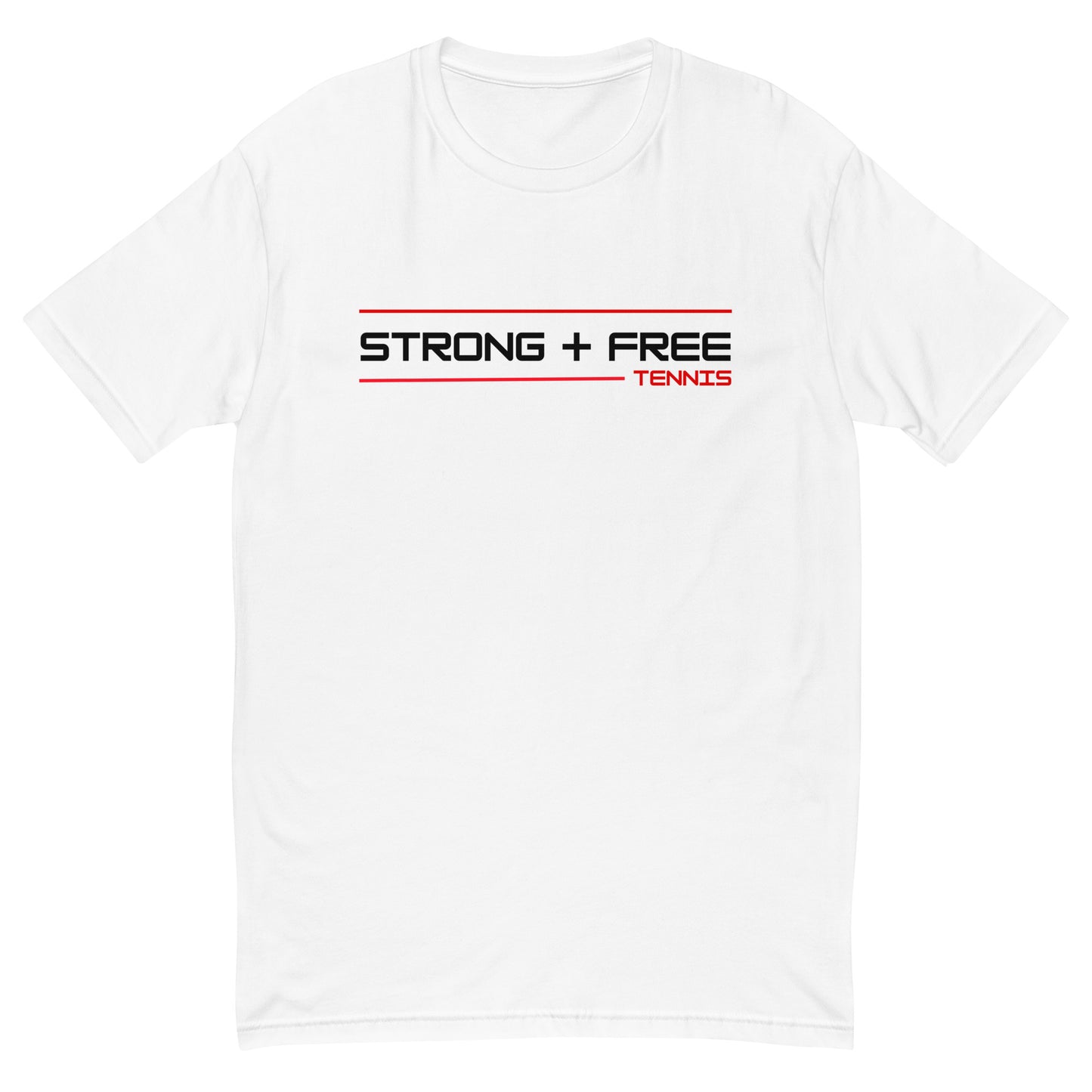 Tennis tee, multiple colors. S+F signature wordmark logo design.