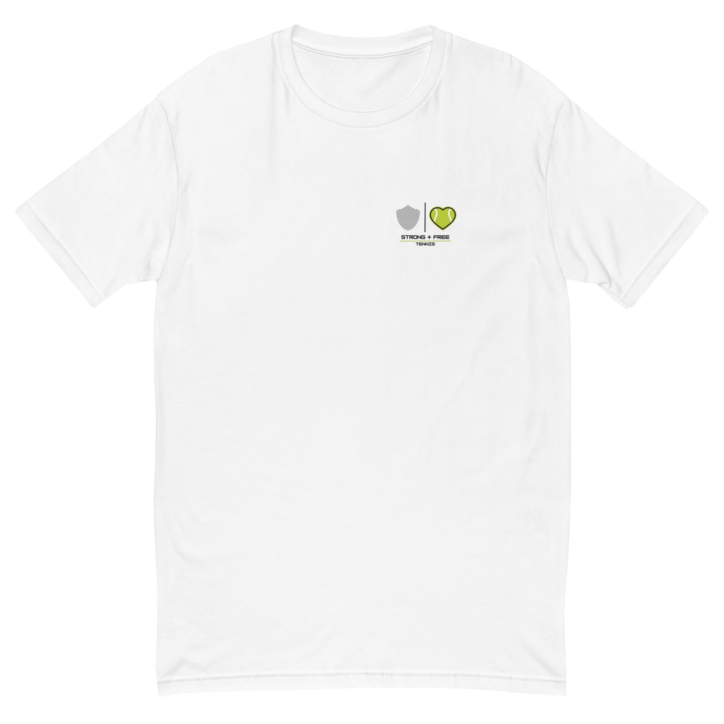 Tennis tee, multiple colors. S+F tennis love logo design I.