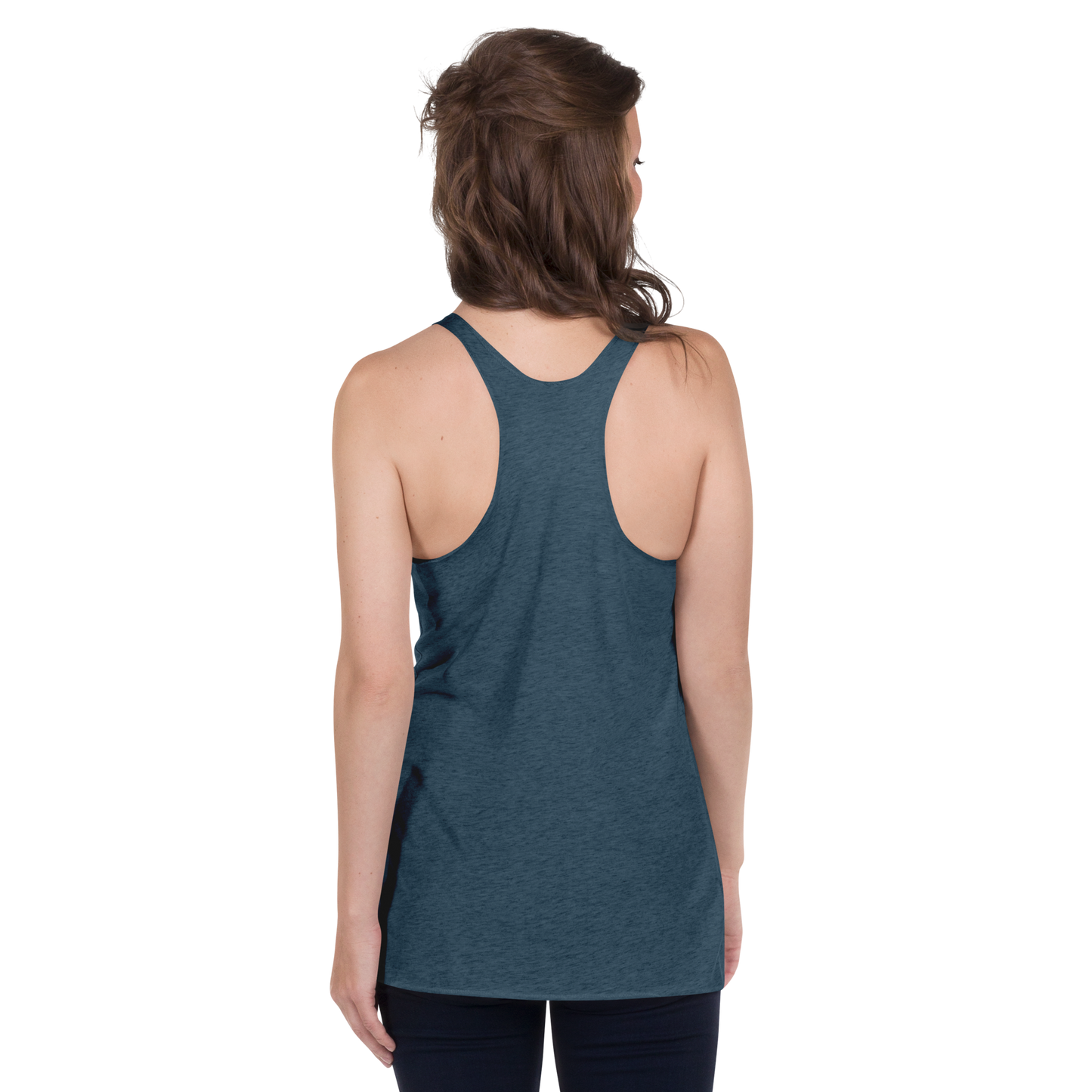 Women's Racerback Tank, various colors. S+F signature pickleball logo design.