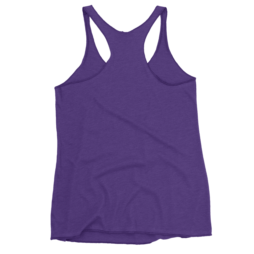 Women's Racerback Tank, various colors. S+F signature pickleball logo design.