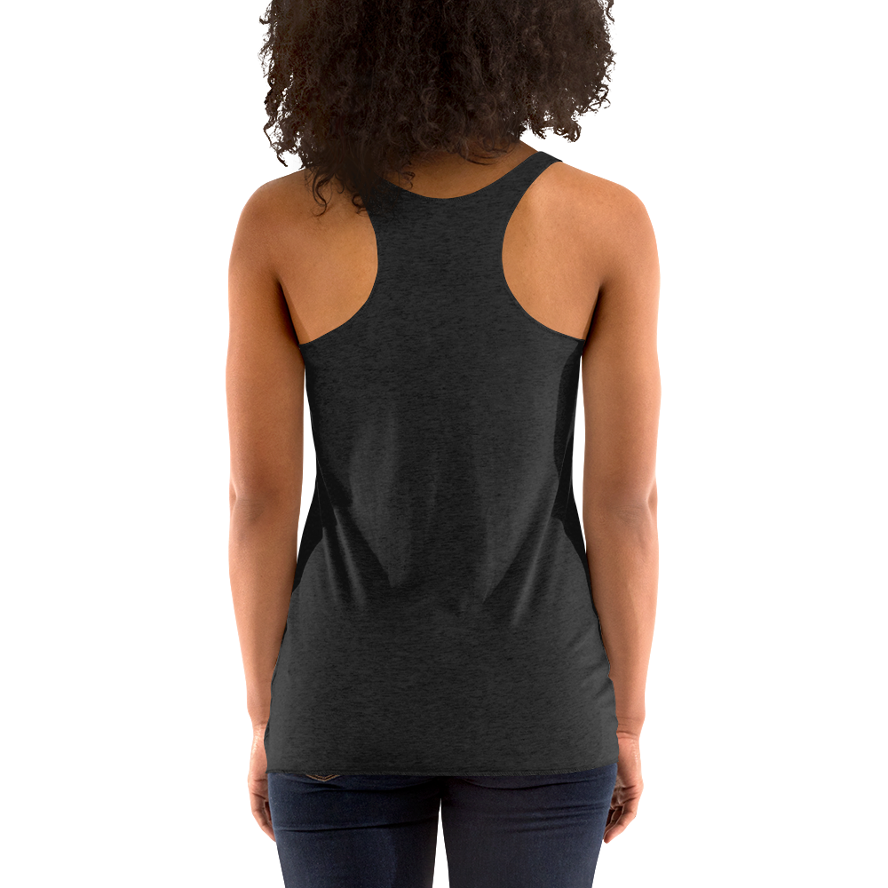 Women's Racerback Tank, various colors. S+F signature pickleball logo design.