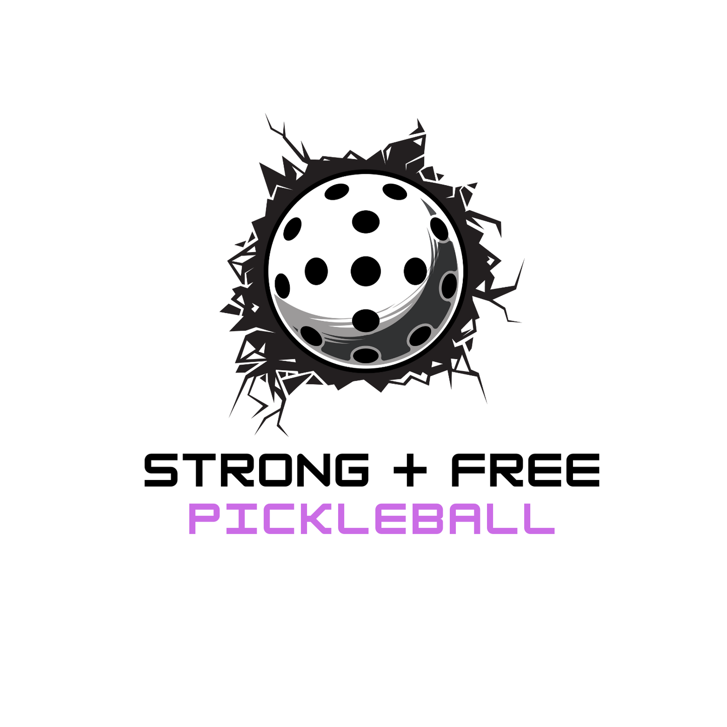 Women's short sleeve t-shirt, various colors. S+F custom pickleball logo design, pickleball III.