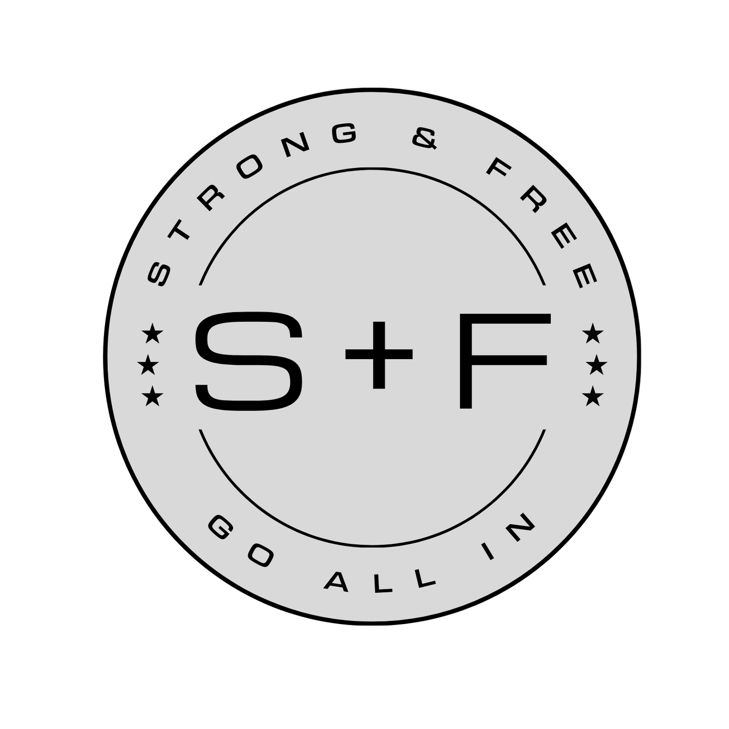 Men's Front Pocket T-Shirt, Black/Blue/Red/White. S+F Reverse Grey Logo Design.