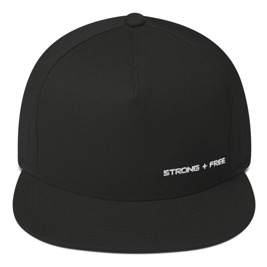 Flat Bill Cap, various colors. S+F signature wordmark logo design.