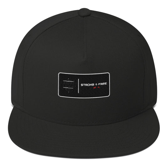 Flat Bill Cap, various colors. S+F signature shield logo design.