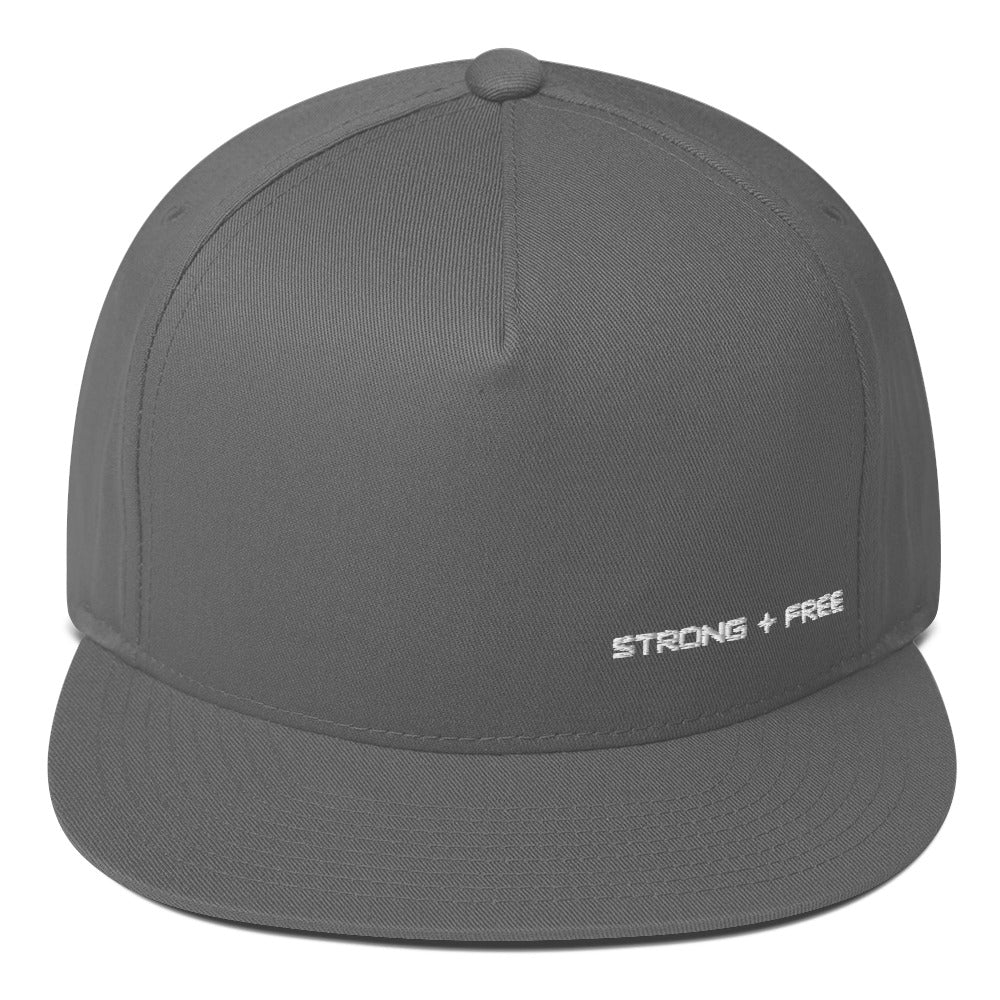 Flat Bill Cap, various colors. S+F signature wordmark logo design.