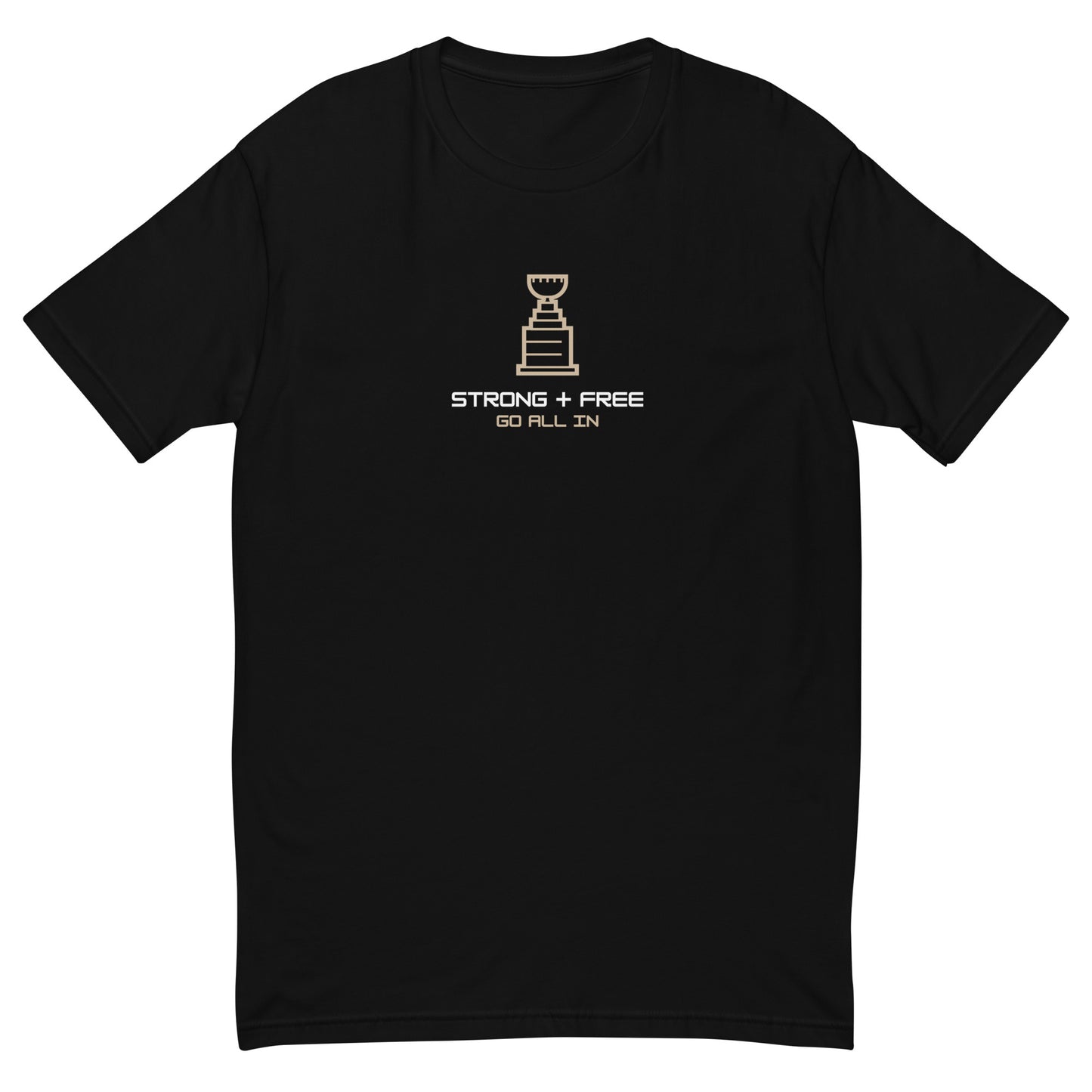 Hockey tee, various colors. S+F signature hockey logo design I.