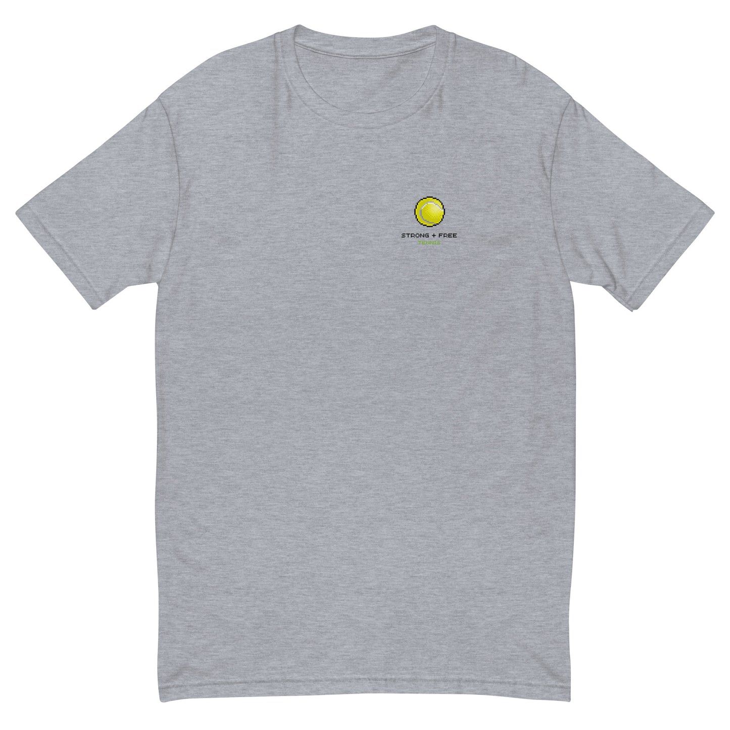 Tennis tee, multiple colors. S+F digital tennis logo design I.