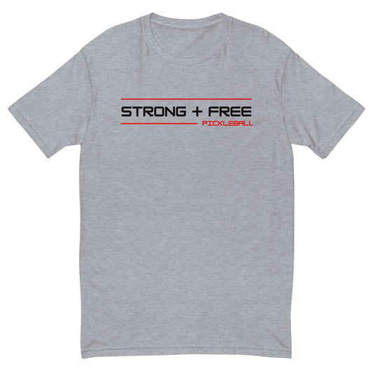 Men's tee, multiple colors. S+F signature wordmark logo design I.