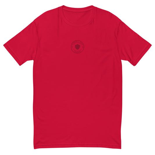 Tennis tee, various colors. S+F signature shield logo design.