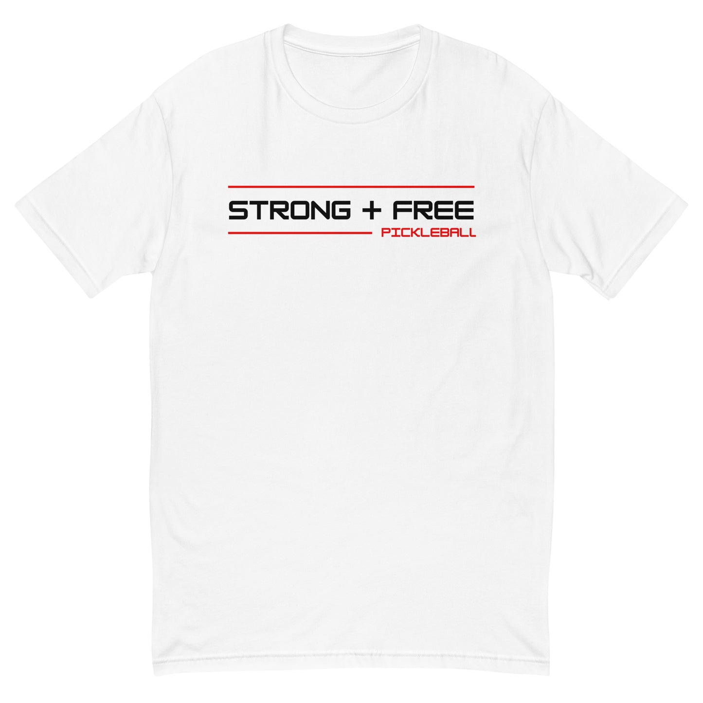 Men's tee, multiple colors. S+F signature wordmark logo design.