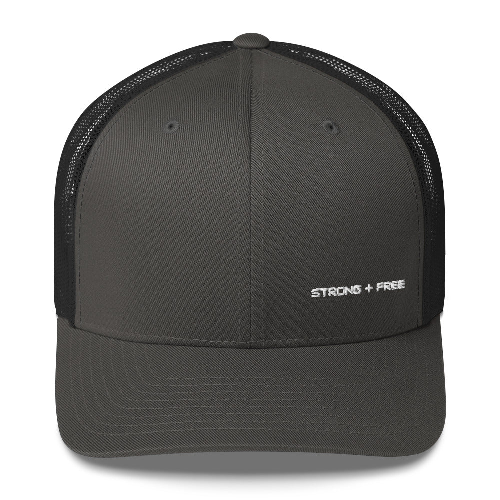 Trucker Cap, various colors. S+F signature wordmark logo design.