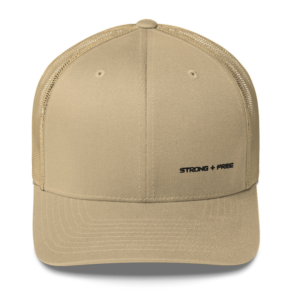 Trucker Cap, various colors. S+F signature wordmark logo design.