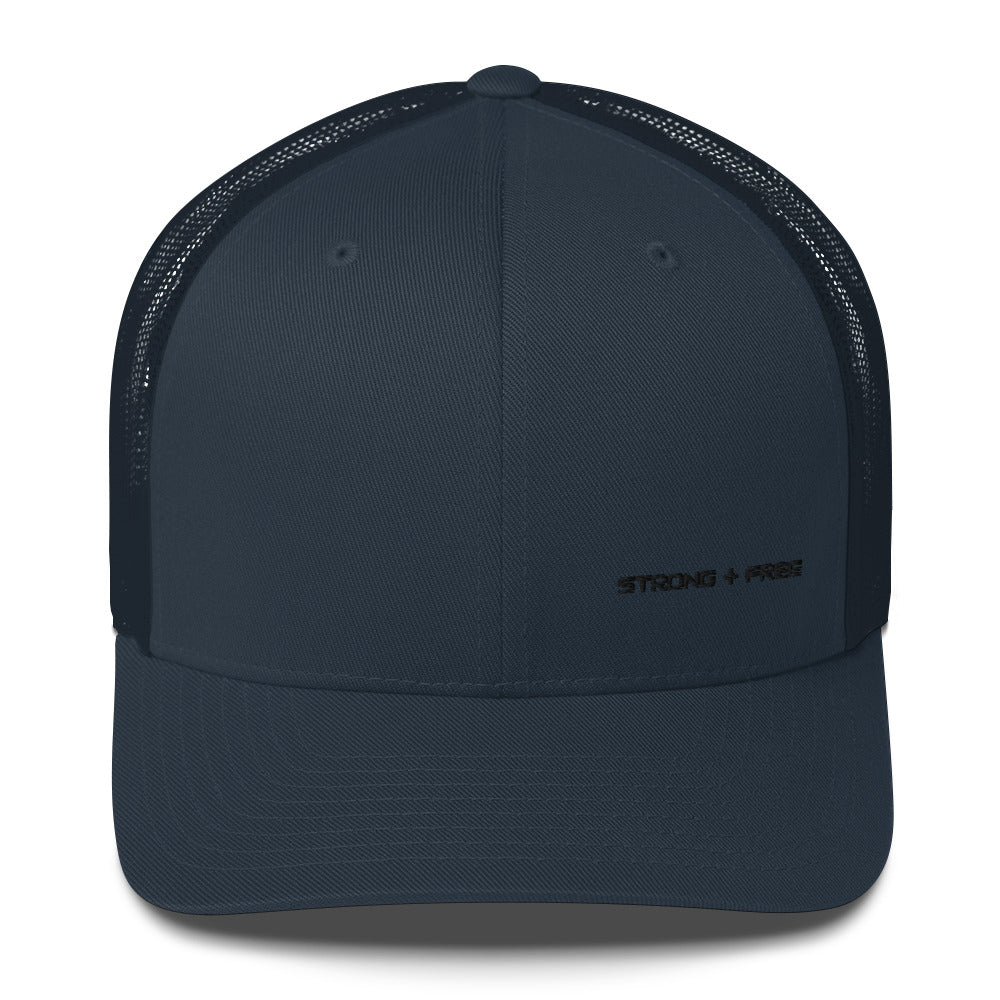 Trucker Cap, various colors. S+F signature wordmark logo design.