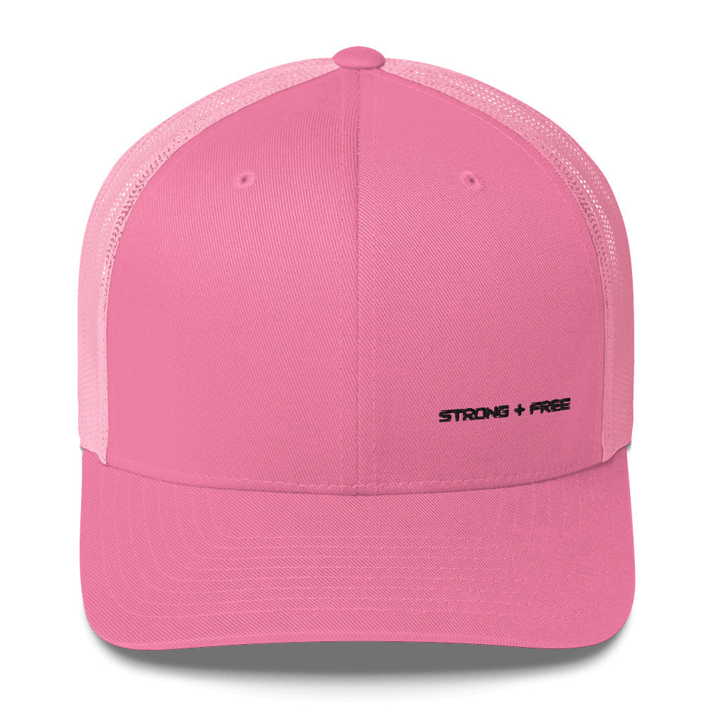 Trucker Cap, various colors. S+F signature wordmark logo design.