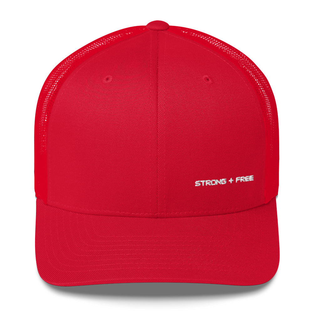 Trucker Cap, various colors. S+F signature wordmark logo design.