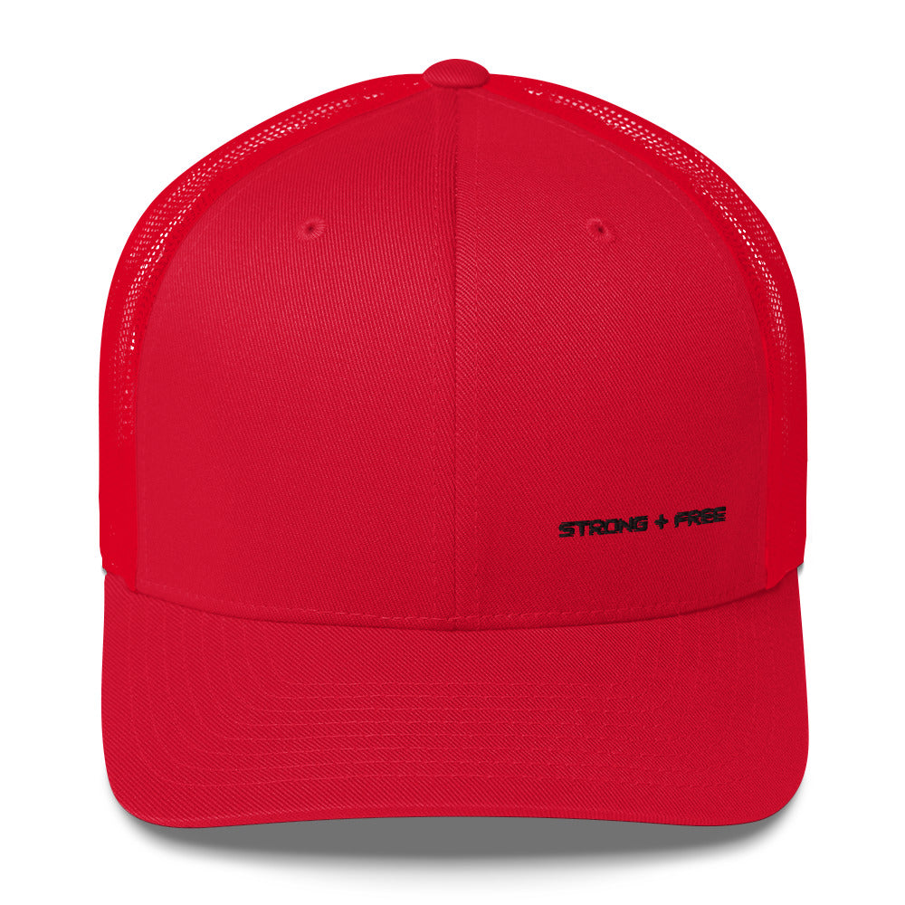 Trucker Cap, various colors. S+F signature wordmark logo design.