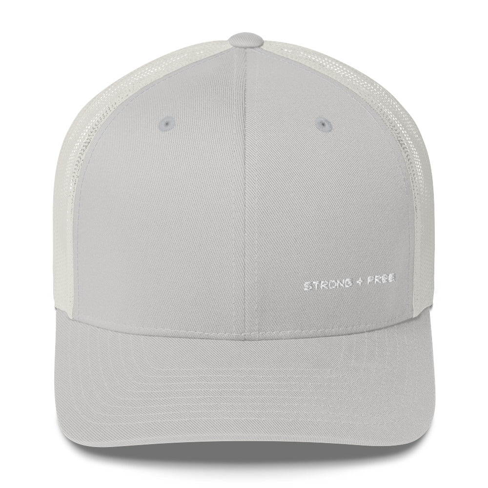 Trucker Cap, various colors. S+F signature wordmark logo design.