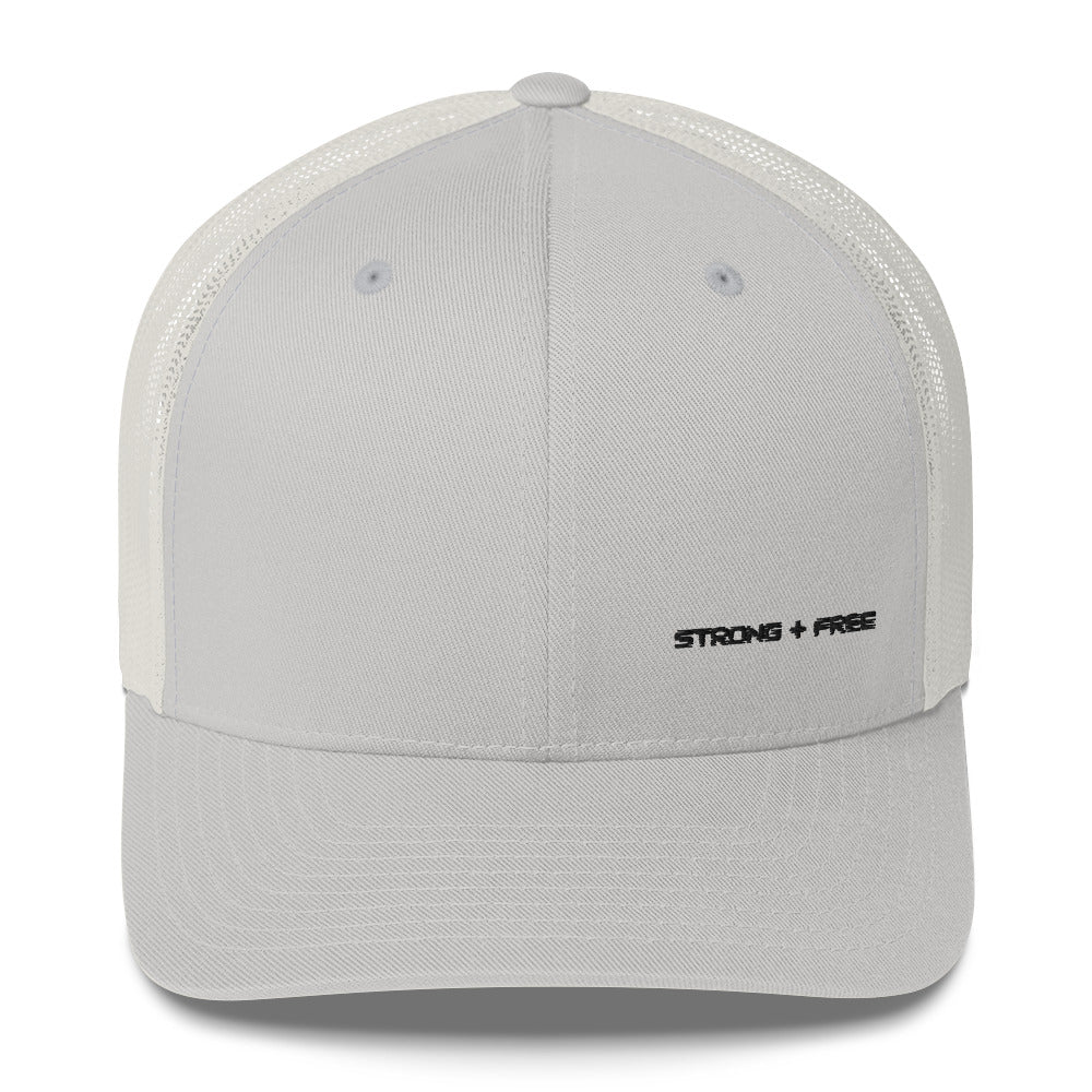 Trucker Cap, various colors. S+F signature wordmark logo design.