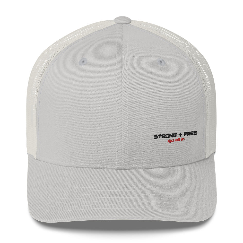 Trucker Cap, multiple colors. S+F signature wordmark logo design.