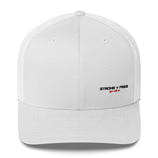 Trucker Cap, multiple colors. S+F signature wordmark logo design.